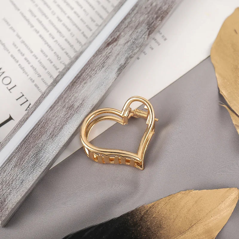 Kyrlune Gold Geometric Hair Claw Clip