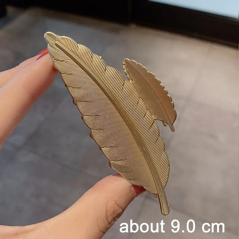 Kyrlune Gold Geometric Hair Claw Clip