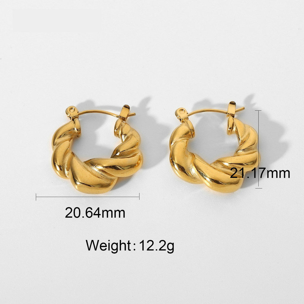 Kyrlune C-Hoop Earrings (7 Styles)