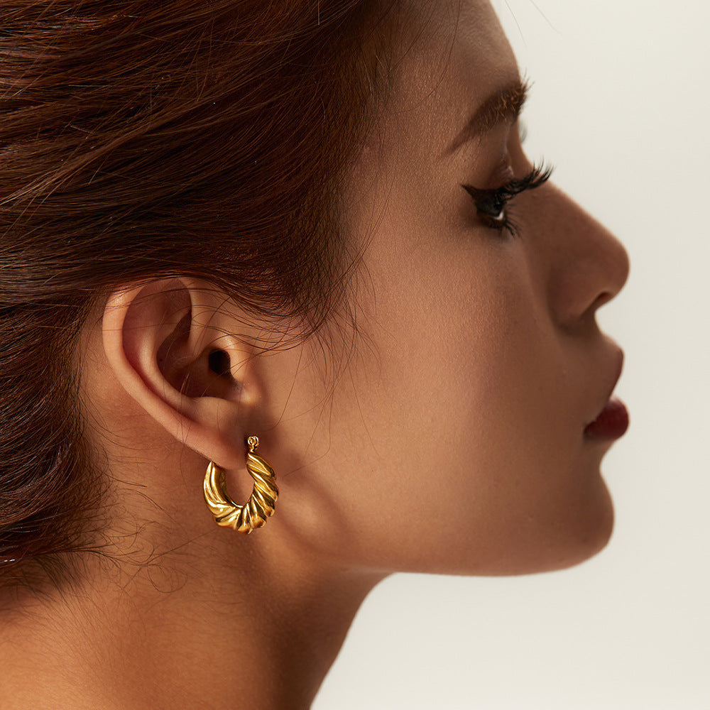 Kyrlune C-Hoop Earrings (7 Styles)