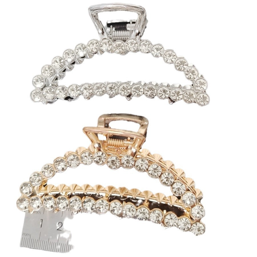 Kyrlune Gold Triangle Diamond Hair Clip