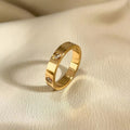 Kyrlune Gold Diamond Cut-Out Ring