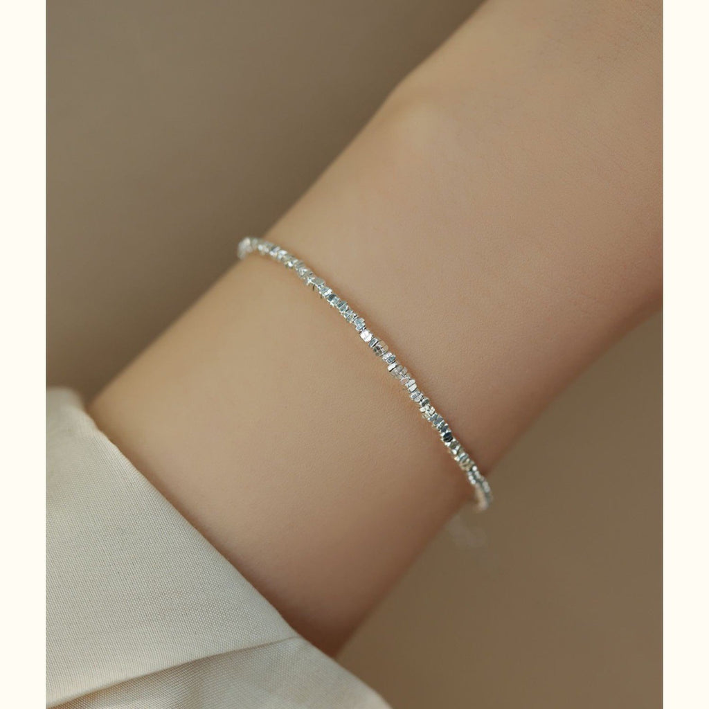 Kyrlune Gold Broken Silver Pearl Bracelet (3 Styles)