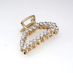 Kyrlune Gold Triangle Diamond Hair Clip