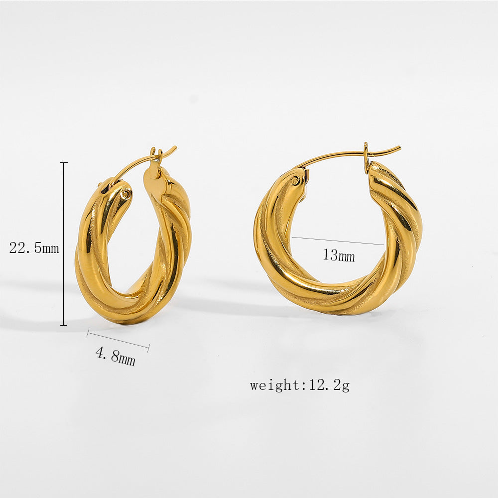 Kyrlune C-Hoop Earrings (7 Styles)