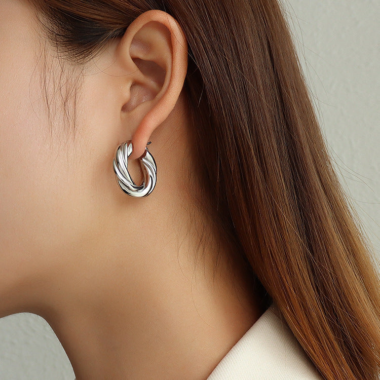 Kyrlune C-Hoop Earrings (7 Styles)