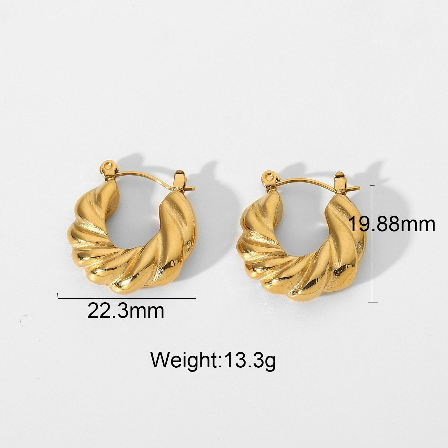Kyrlune C-Hoop Earrings (7 Styles)