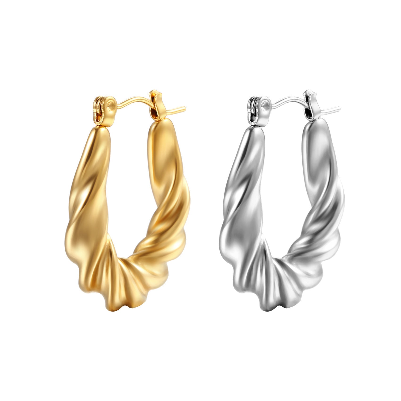 Kyrlune C-Hoop Earrings (7 Styles)