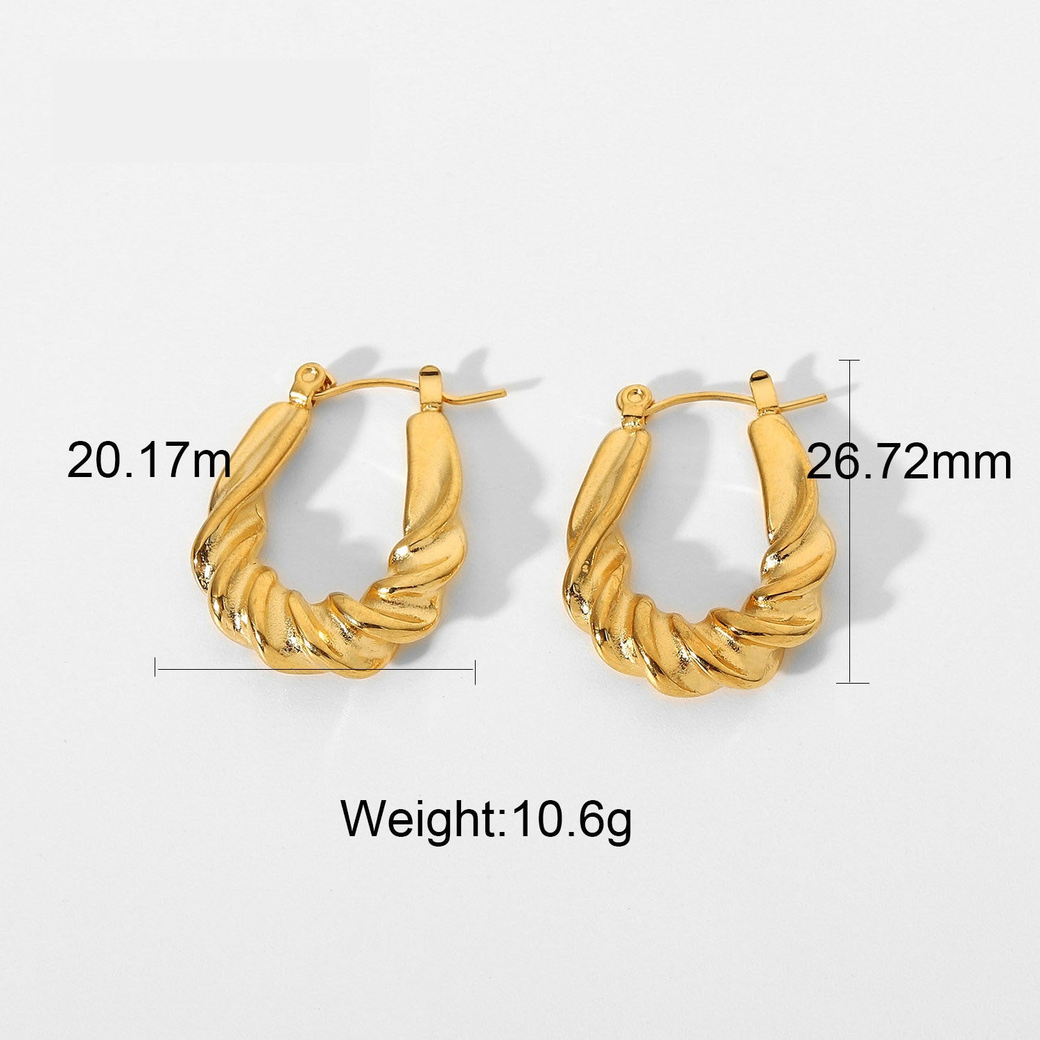 Kyrlune C-Hoop Earrings (7 Styles)