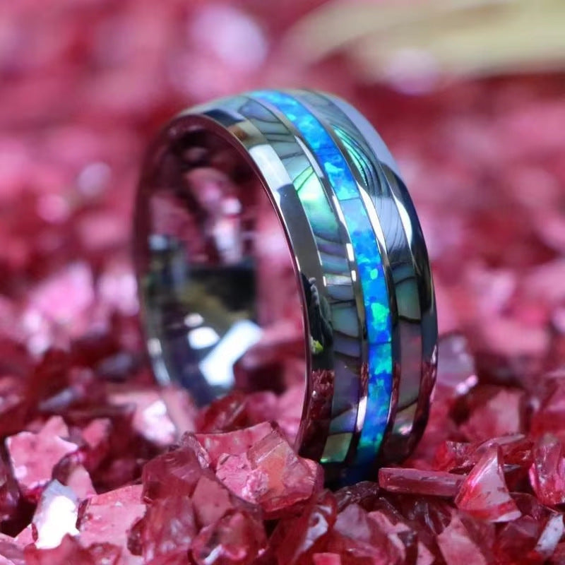 Kyrlune Gold Textured Band Ring (3 Styles)