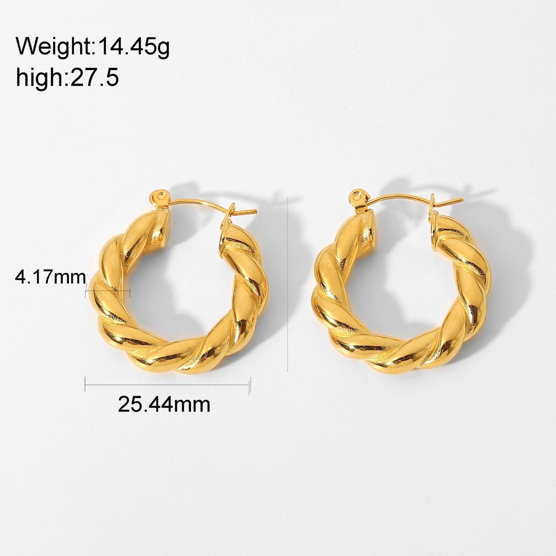 Kyrlune C-Hoop Earrings (7 Styles)