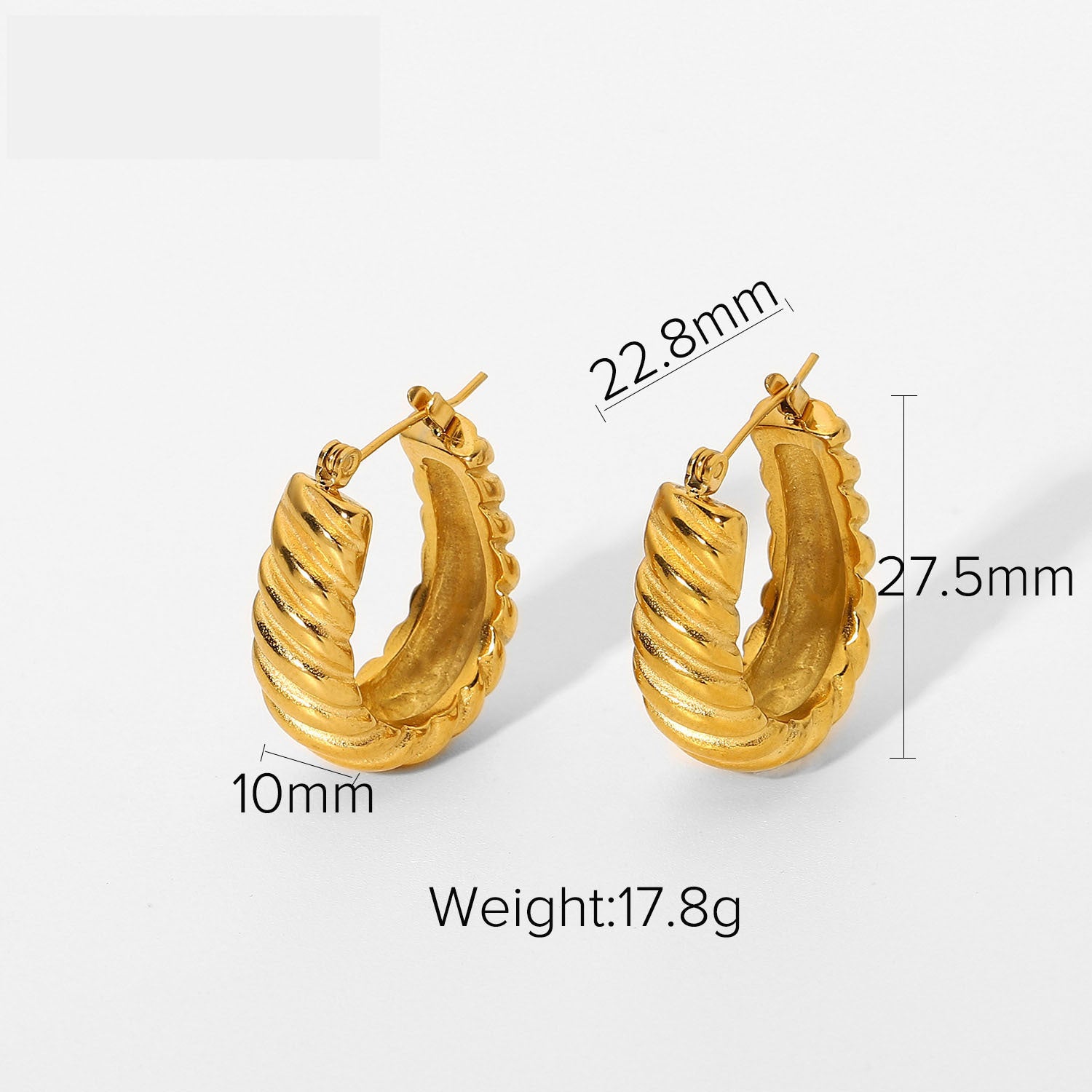 Kyrlune C-Hoop Earrings (7 Styles)