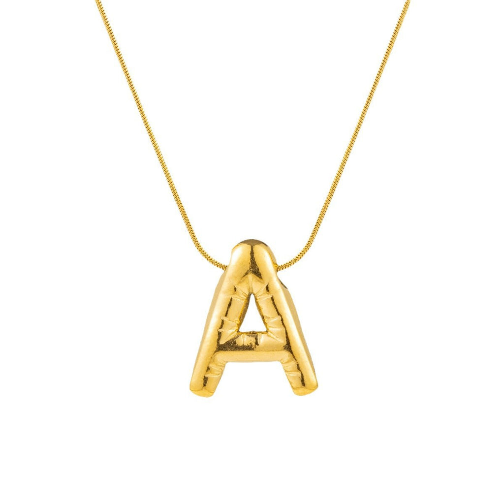 Kyrlune Gold Initial Letter Necklace