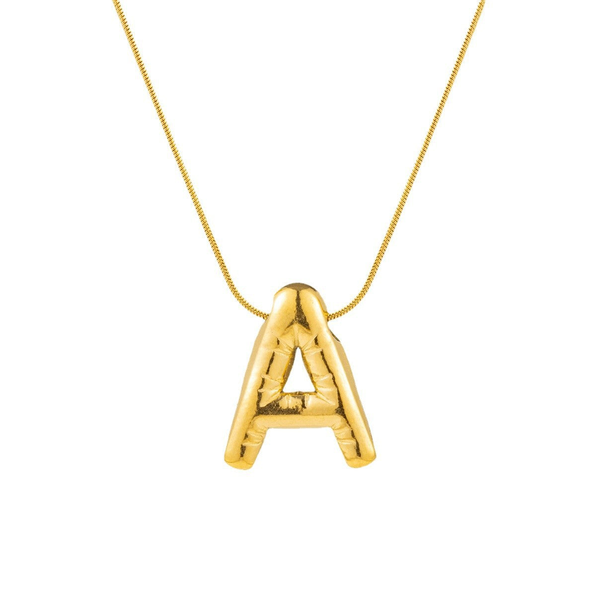 Kyrlune Gold Initial Letter Necklace