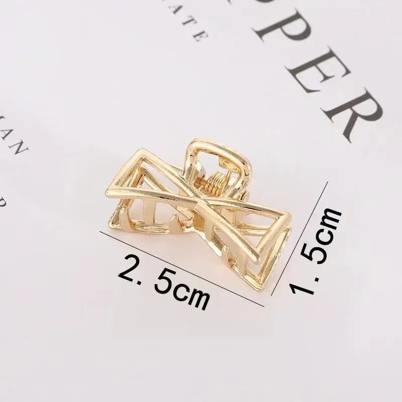 Kyrlune Gold Mini Claw Clip (12 Styles) - view 13