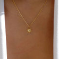 Kyrlune Gold Sun Pendant Necklace