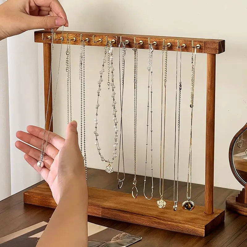 Kyrlune Wooden Jewelry Display Stand