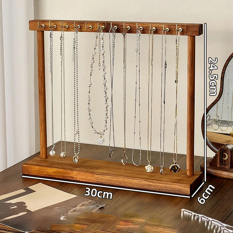 Kyrlune Wooden Jewelry Display Stand