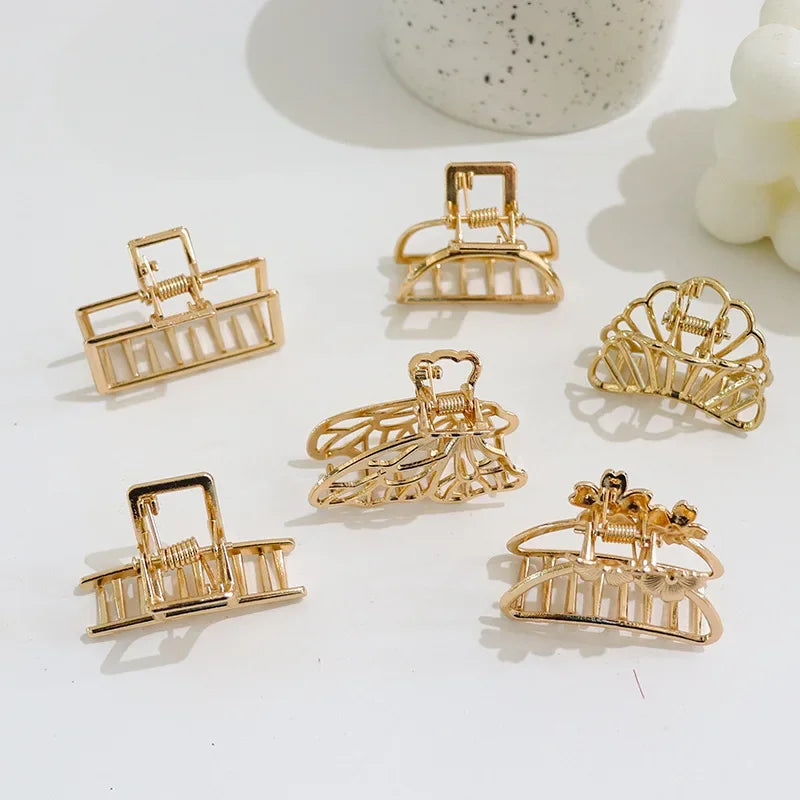 Kyrlune Gold Mini Claw Clip (12 Styles) - view 4