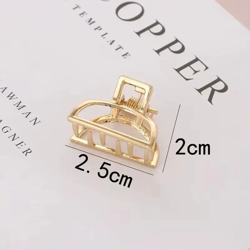 Kyrlune Gold Mini Claw Clip (12 Styles) - view 8