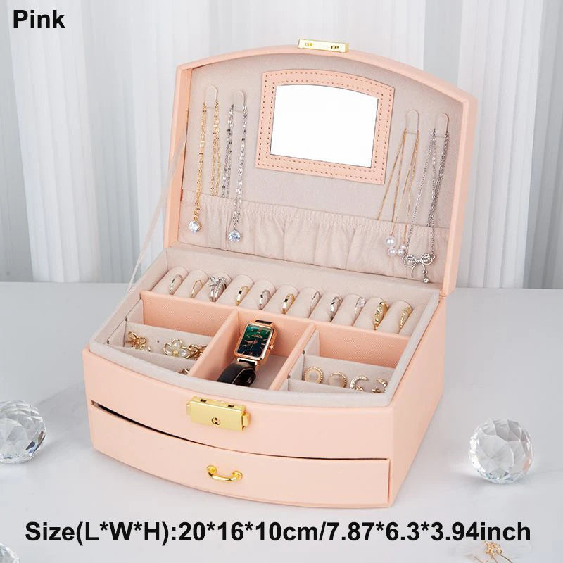 Kyrlune Luxury Multi-Layer Jewelry Box
