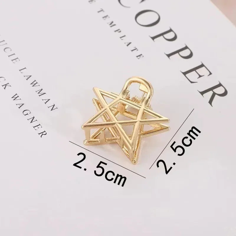 Kyrlune Gold Mini Claw Clip (12 Styles) - view 17