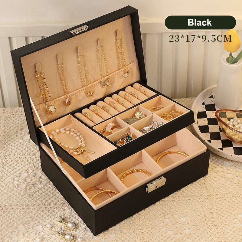 Kyrlune Luxury Multi-Layer Jewelry Box