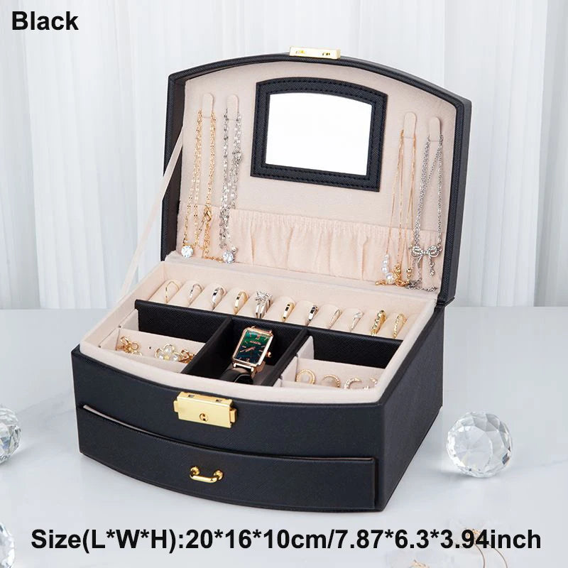 Kyrlune Luxury Multi-Layer Jewelry Box
