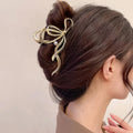 Kyrlune Gold Wave Hair Claw Clip - view 6