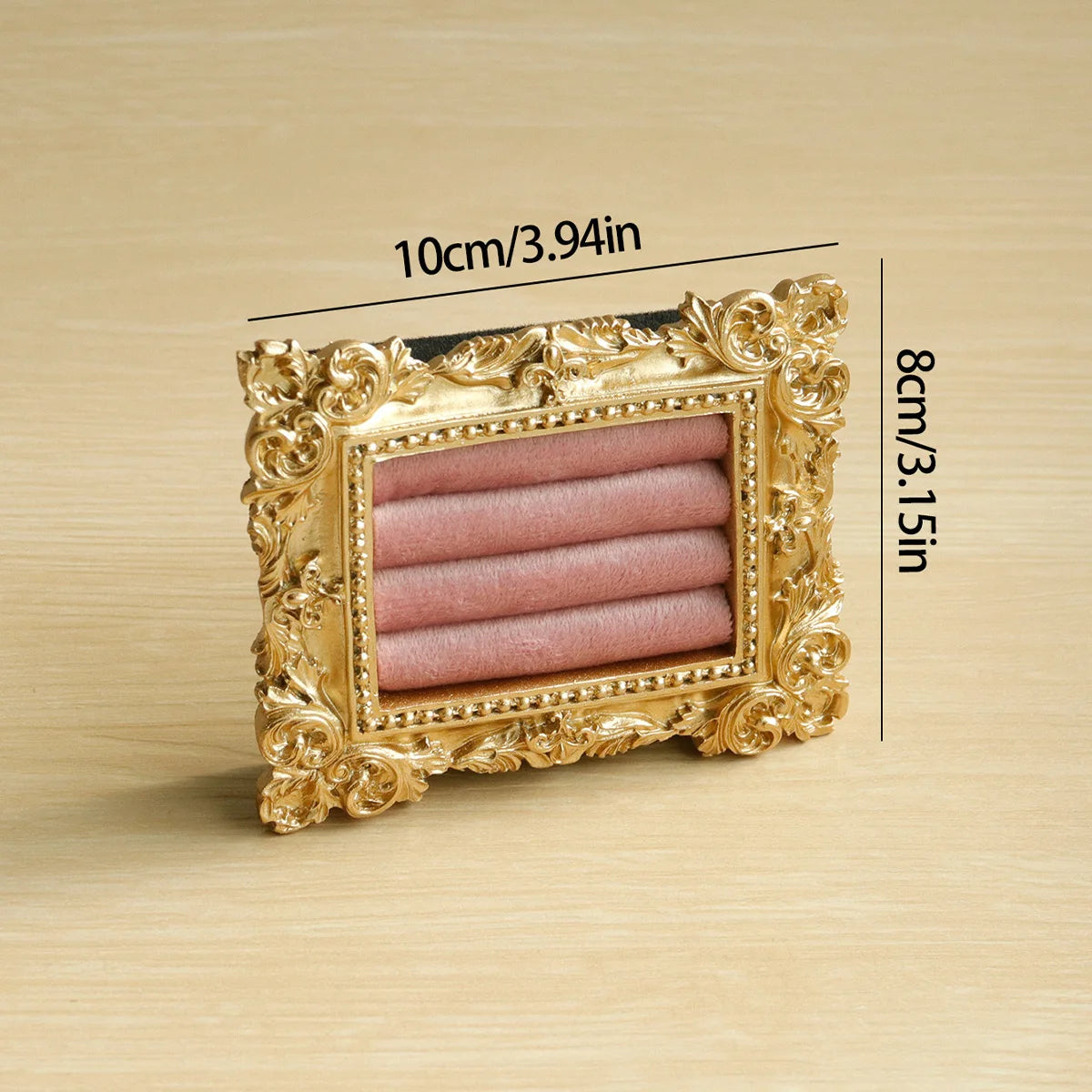 Kyrlune Gold Baroque Ring Tray - view 9