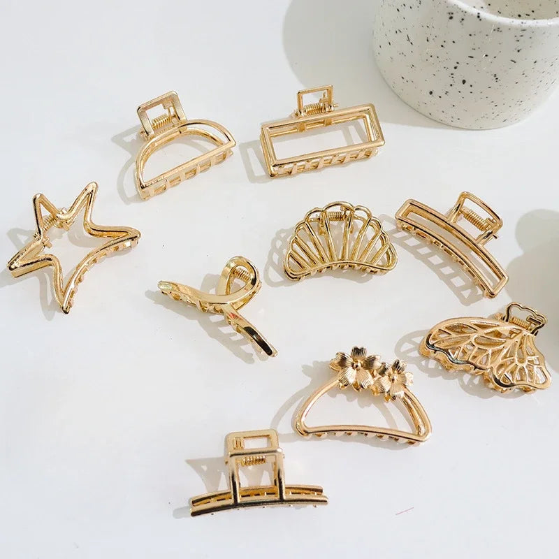 Kyrlune Gold Mini Claw Clip (12 Styles)