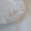 Kyrlune Pearl & Crystal Twist Stud Earrings (3 Styles)