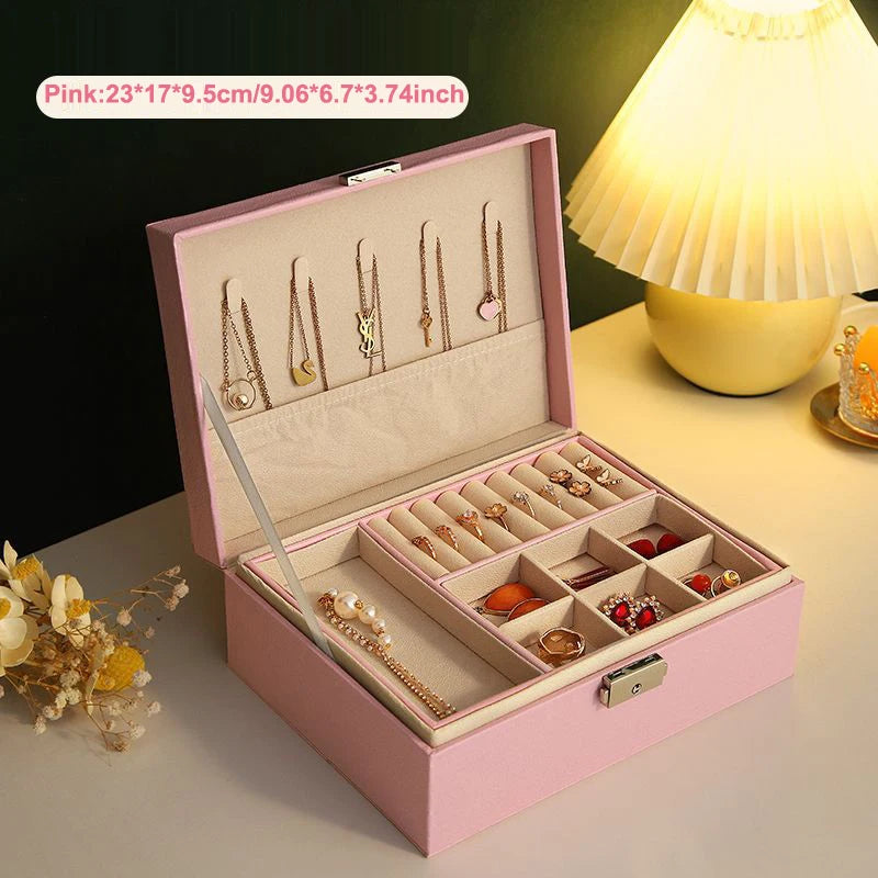 Kyrlune Luxury Multi-Layer Jewelry Box