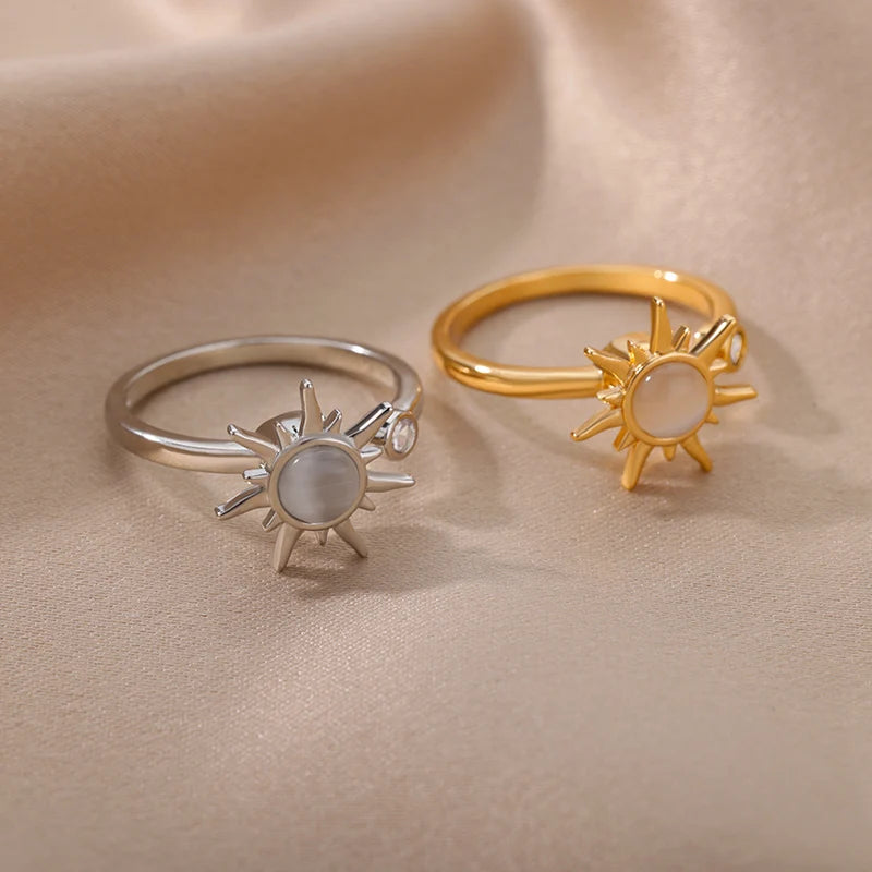 Kyrlune Sun Spinner Ring (2 Styles)
