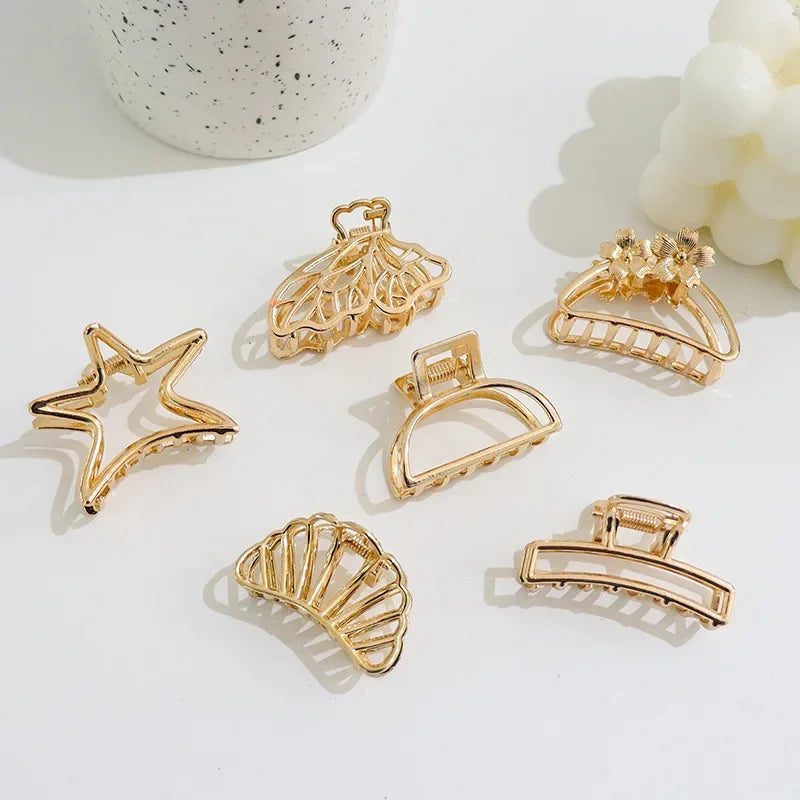 Kyrlune Gold Mini Claw Clip (12 Styles) - view 3