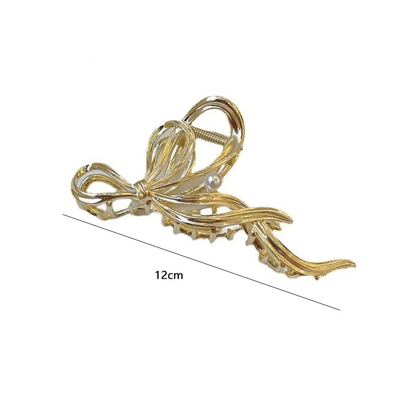 Kyrlune Gold Wave Hair Claw Clip - view 4