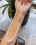 Kyrlune Pearl & Crystal Layered Necklace - view 6